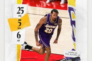 赢得尊重！拉拉维亚转发小尼克-史密斯海报：真正的篮球手